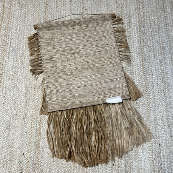 NEW Threshold Large Natural Woven Jute Wall Hanging 18” x 30” - Picture 3 of 4